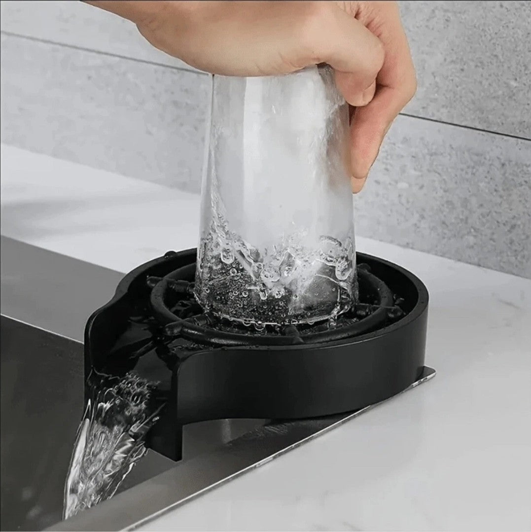 Automatic Cup Washer Faucet Glass Rinser Kitchen Sink Bar FREE SHIPPING